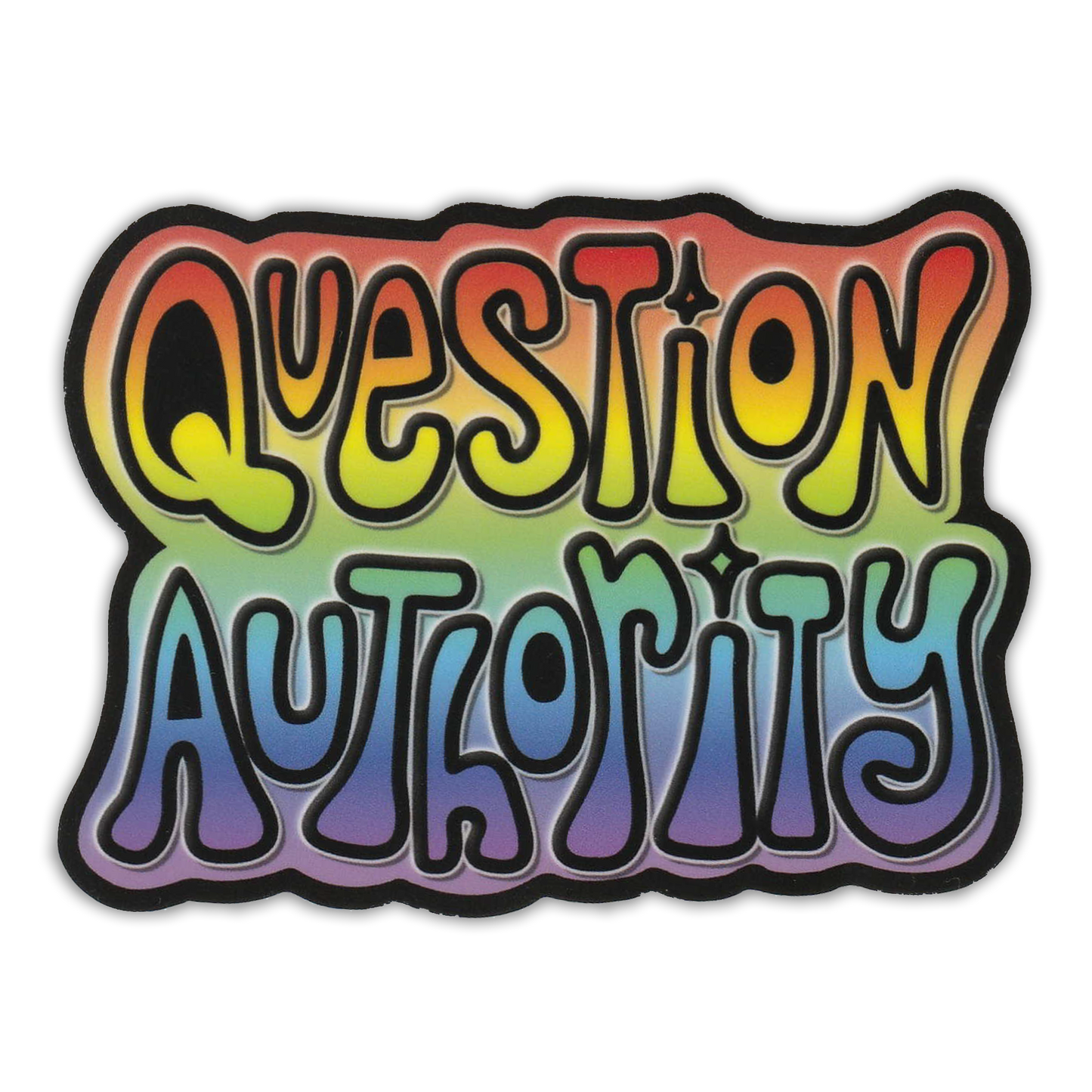 "Question Authority" Sticker