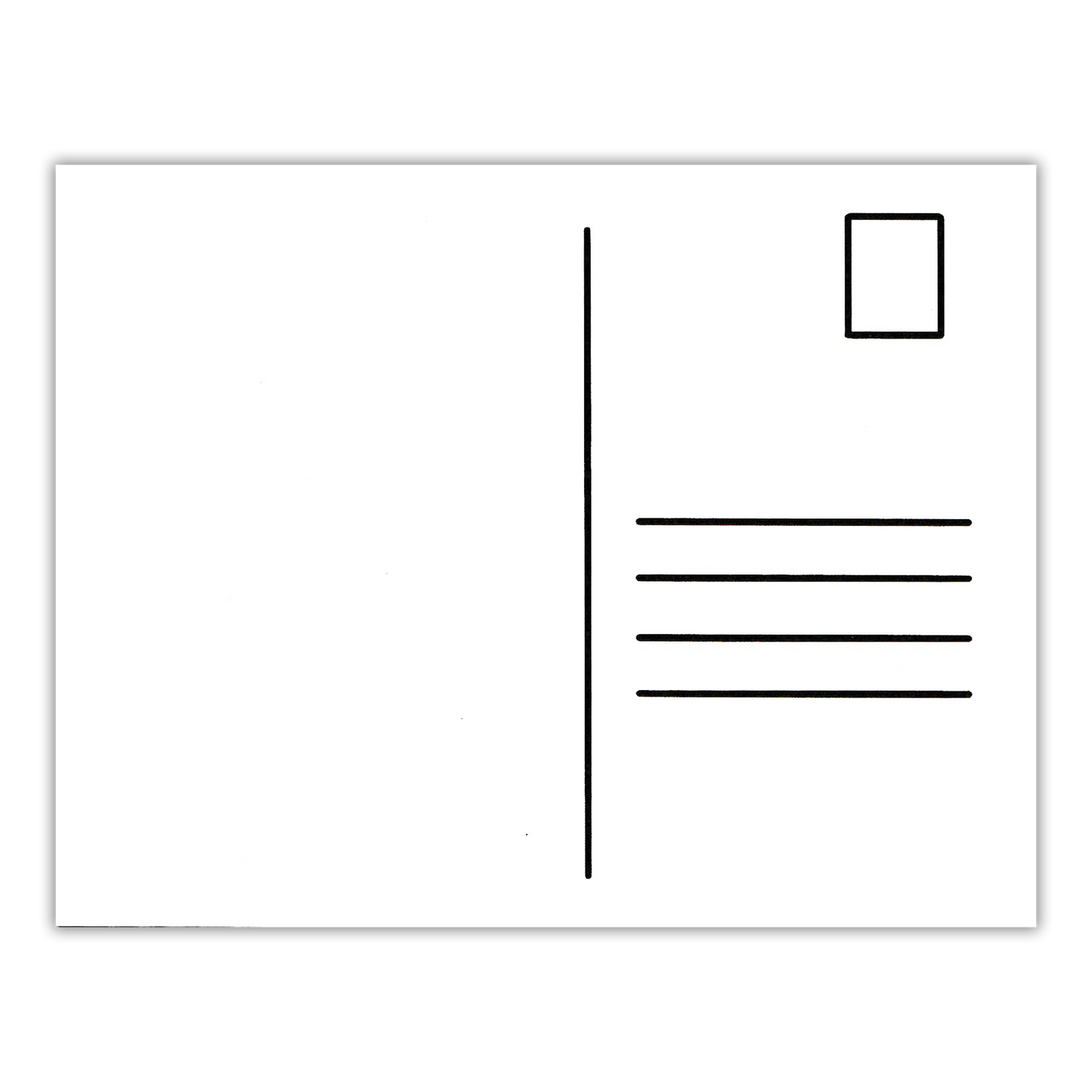 "Rainbow Washing Machine Mandala" Set of 4 Postcards