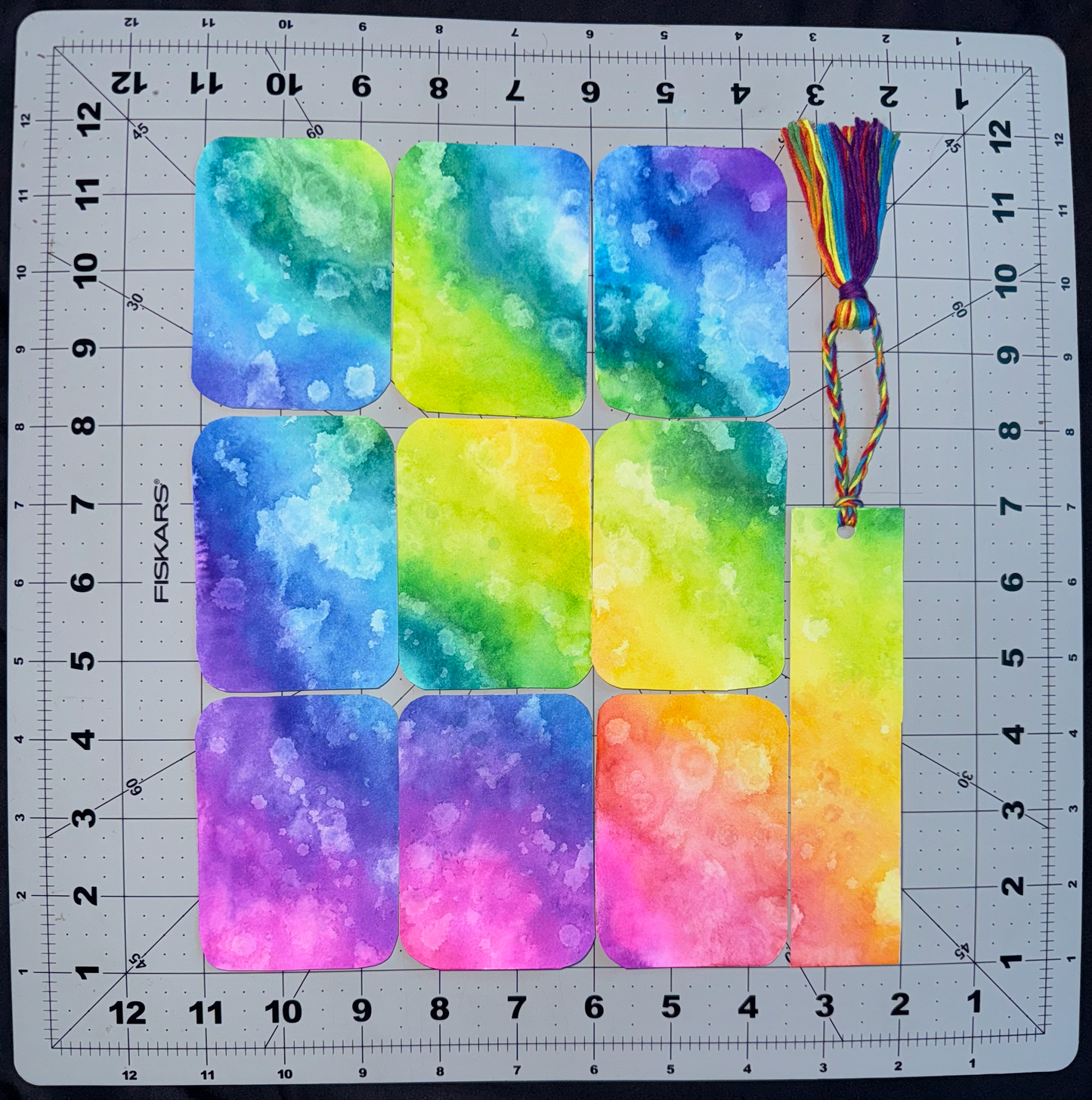 ACEO Card: "Salted Spectrum" Series 8 of 9