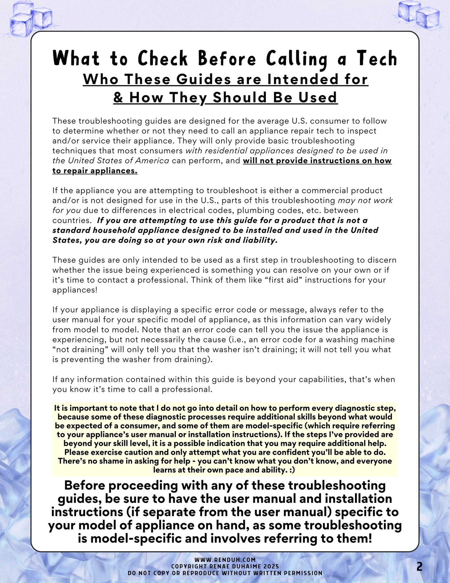 What to Check Before Calling a Tech: Refrigerators (Troubleshooting Guide)