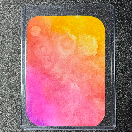 ACEO Card:  "Salted Spectrum" Series 9 of 9