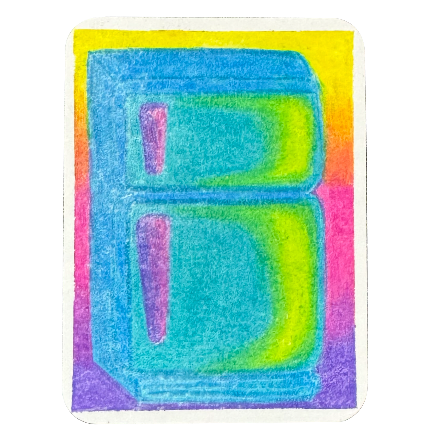 ACEO Card:  "Technicolor Top Mount" (1 of 1)