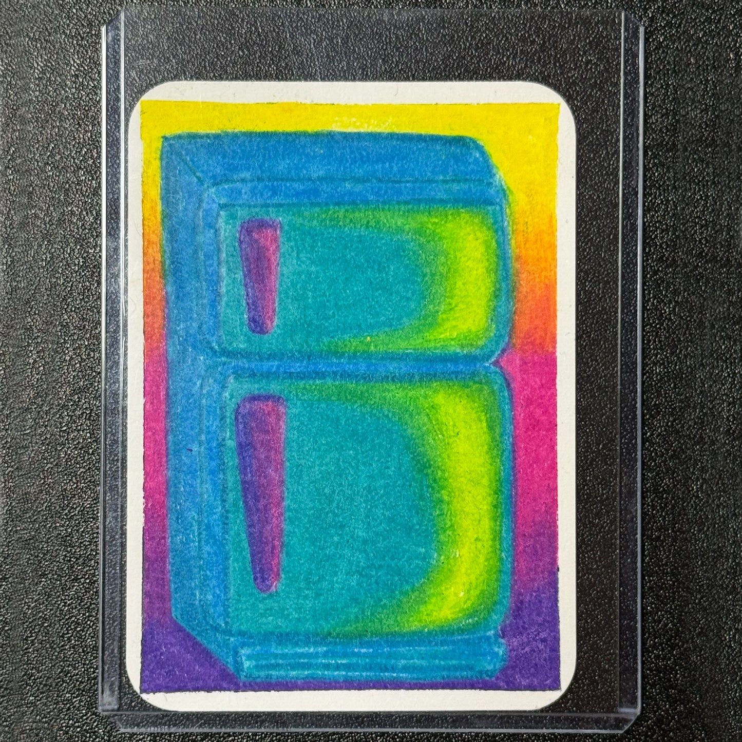 ACEO Card:  "Technicolor Top Mount" (1 of 1)