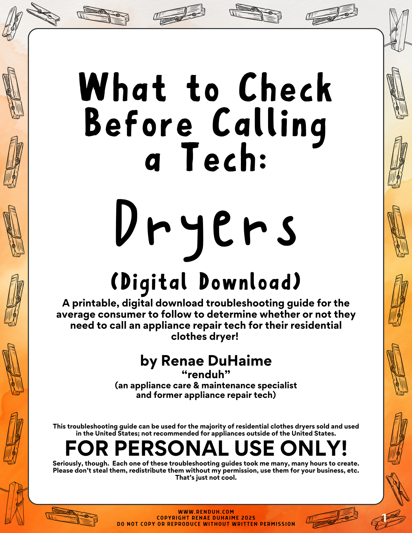 What to Check Before Calling a Tech: Dryers (Troubleshooting Guide)