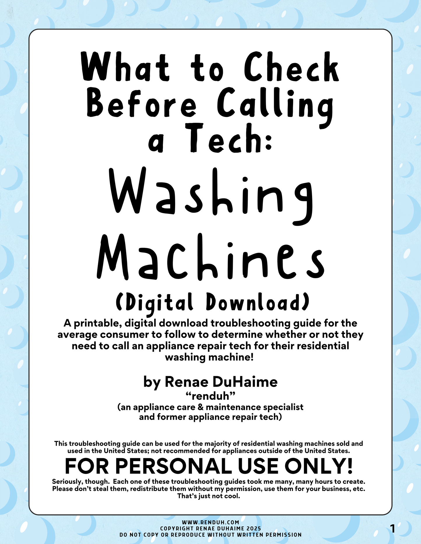 What to Check Before Calling a Tech: Washing Machines (Troubleshooting Guide)